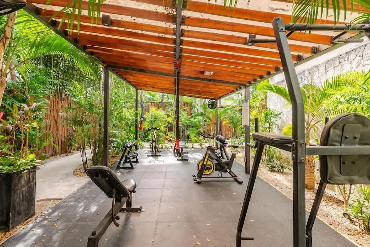 Villa Bambu Con Alberca Privada En 툴룸