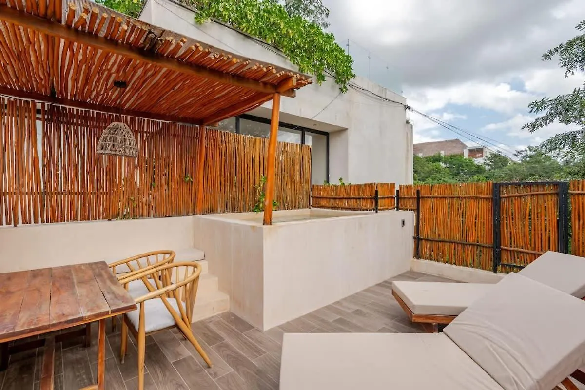Villa Bambu Con Alberca Privada En 툴룸 0*,