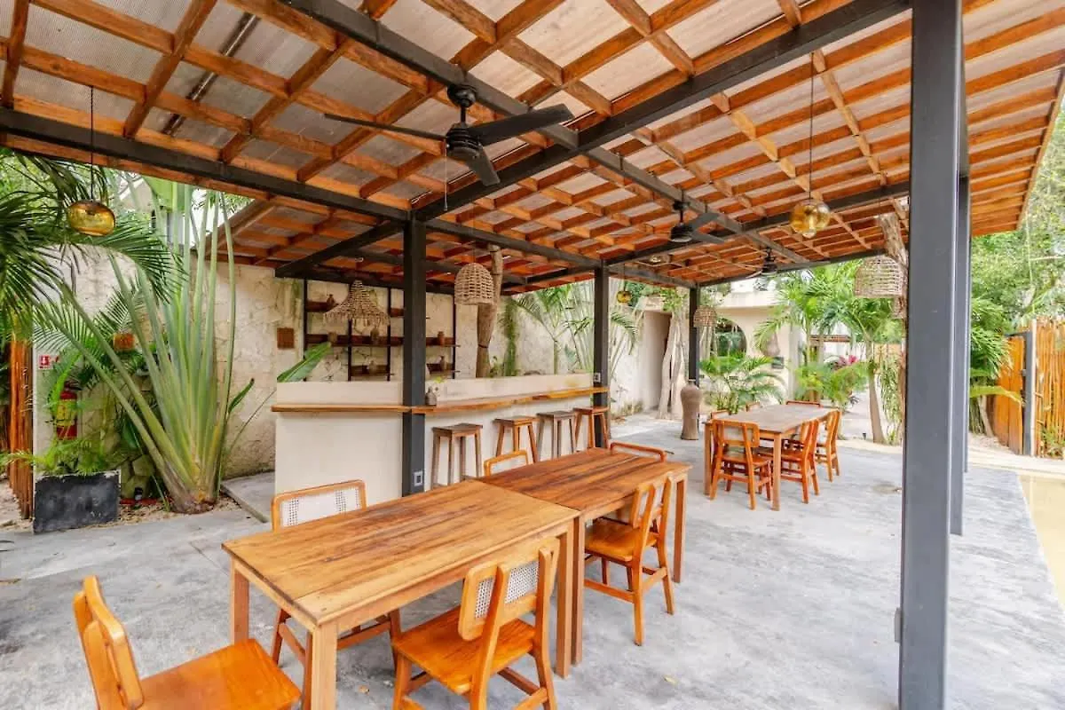 Villa Bambu Con Alberca Privada En 툴룸 멕시코